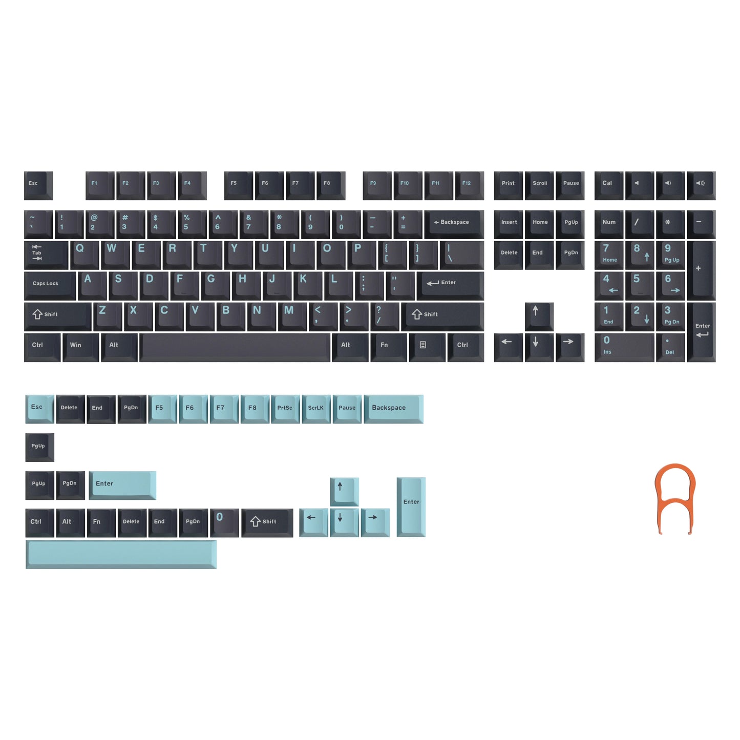 138 Keys Retro Brown Gray PBT Keycap Double Shot Cherry Profile Key Caps for Cherry MX Switches Mechanical Gamer Keyboard